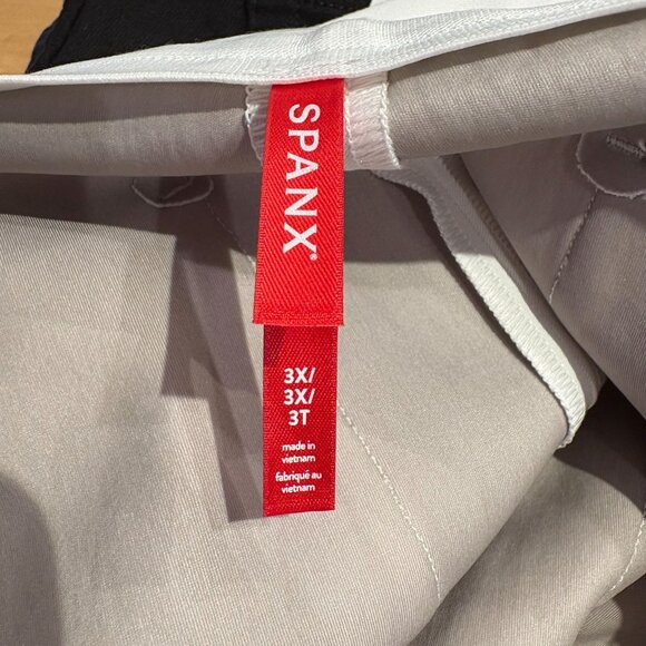 SPANX Supersmooth Stretch Twill Slim Straight Pant White Size 3X NWOT - Picture 3 of 6